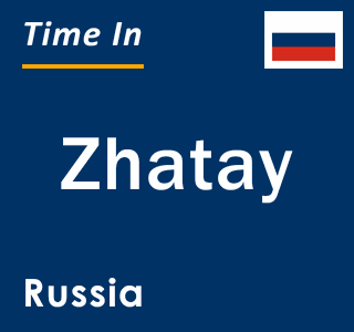 Current local time in Zhatay, Russia