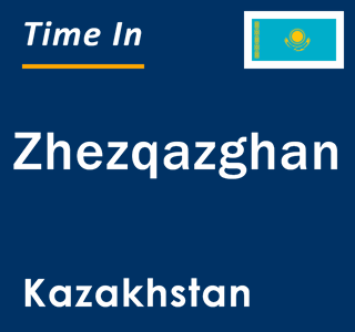 Current local time in Zhezqazghan, Kazakhstan