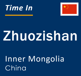 Current local time in Zhuozishan, Inner Mongolia, China