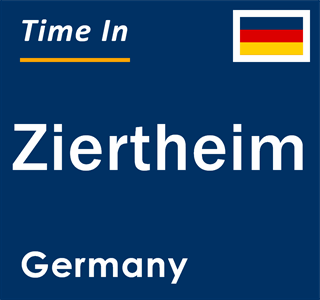 Current local time in Ziertheim, Germany