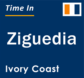 Current local time in Ziguedia, Ivory Coast