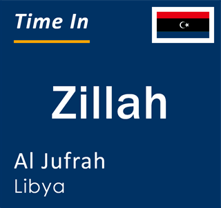 Current local time in Zillah, Al Jufrah, Libya