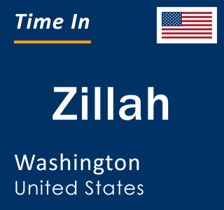 Current local time in Zillah, Washington, United States