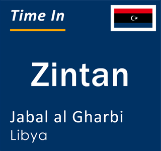Current local time in Zintan, Jabal al Gharbi, Libya