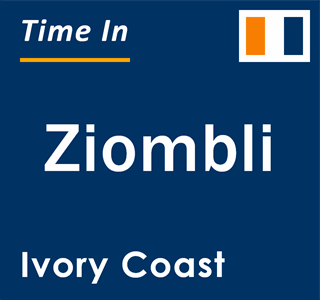 Current local time in Ziombli, Ivory Coast