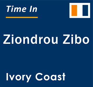 Current local time in Ziondrou Zibo, Ivory Coast