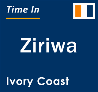 Current local time in Ziriwa, Ivory Coast