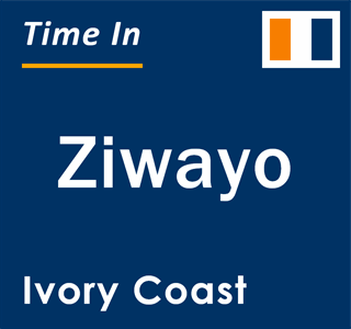 Current local time in Ziwayo, Ivory Coast