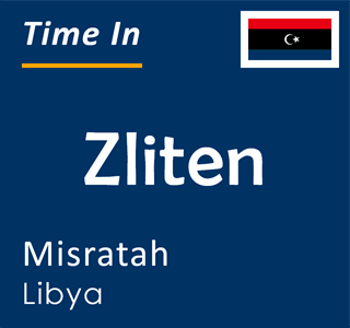Current time in Zliten, Misratah, Libya