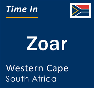 Current local time in Zoar, Western Cape, South Africa