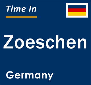 Current local time in Zoeschen, Germany