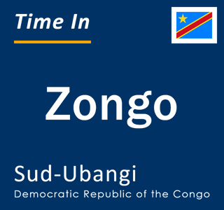 Current local time in Zongo, Sud-Ubangi, Democratic Republic of the Congo