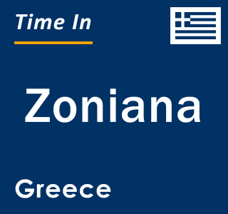 Current local time in Zoniana, Greece