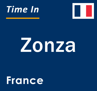 Current local time in Zonza, France