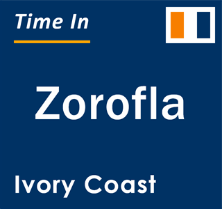 Current local time in Zorofla, Ivory Coast