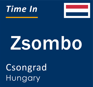 Current local time in Zsombo, Csongrad, Hungary