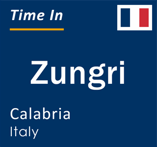 Current local time in Zungri, Calabria, Italy