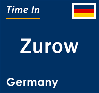 Current local time in Zurow, Germany