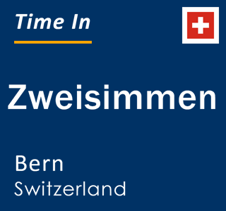 Current local time in Zweisimmen, Bern, Switzerland
