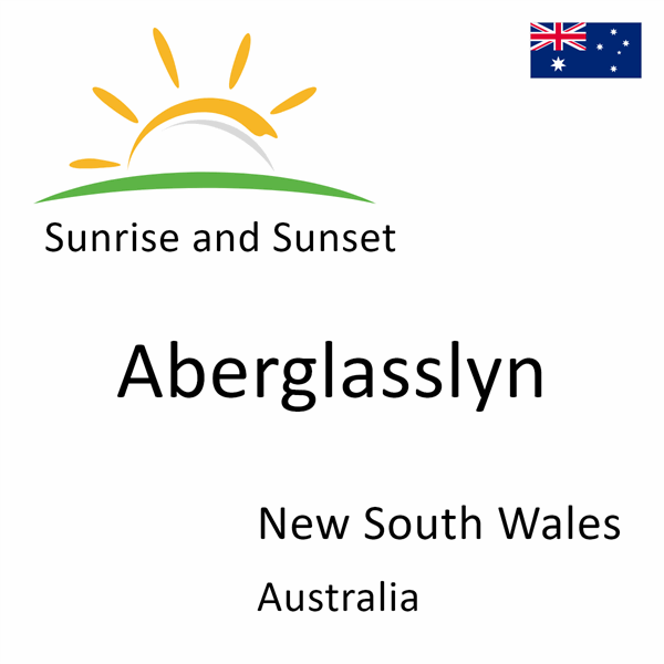 Sunrise and sunset times for Aberglasslyn, New South Wales, Australia