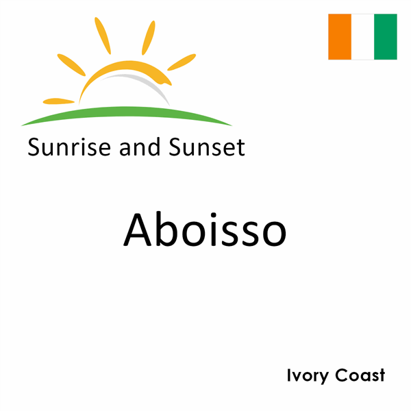 Sunrise and sunset times for Aboisso, Ivory Coast