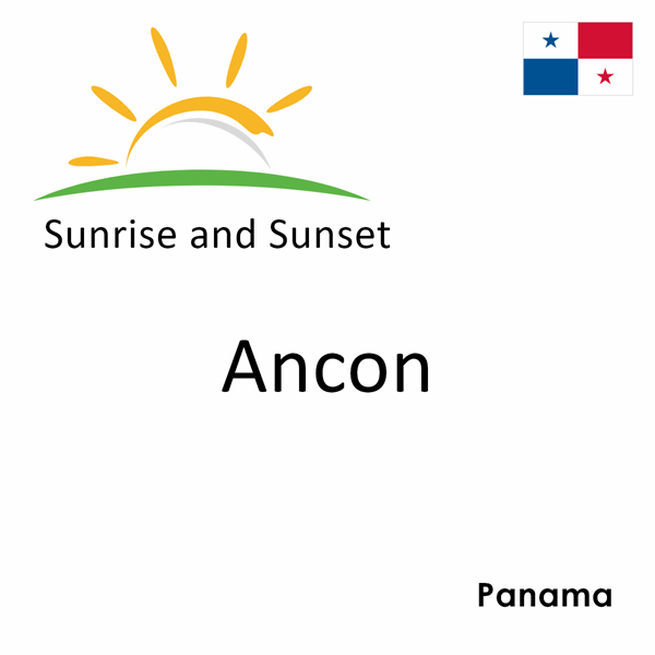 Sunrise and sunset times for Ancon, Panama