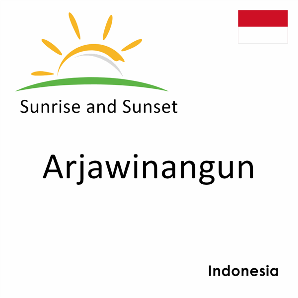 Sunrise and sunset times for Arjawinangun, Indonesia