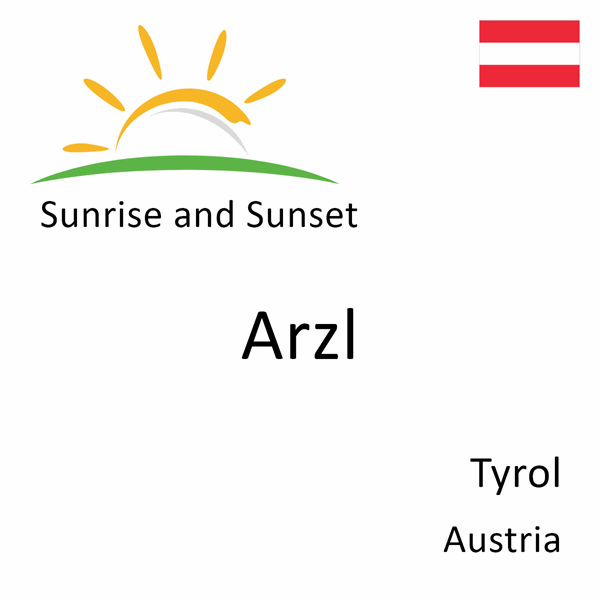 Sunrise and sunset times for Arzl, Tyrol, Austria