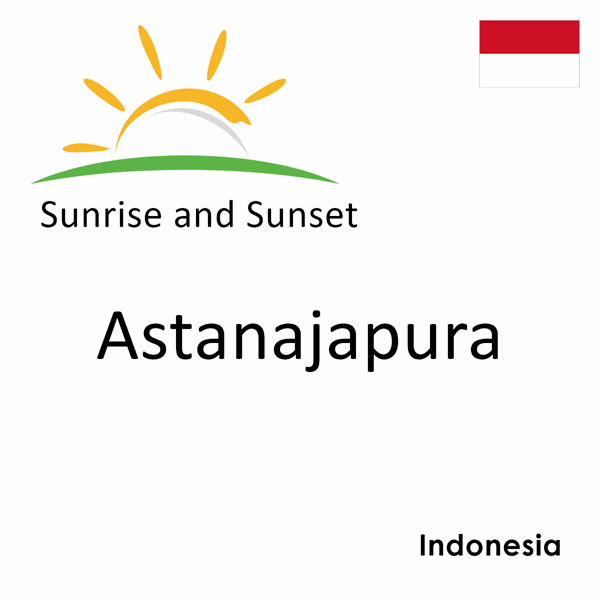 Sunrise and sunset times for Astanajapura, Indonesia