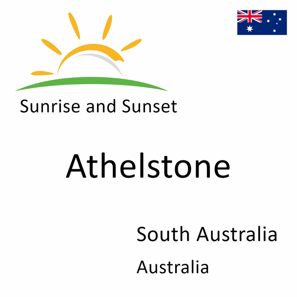 Sunrise and sunset times for Athelstone, South Australia, Australia