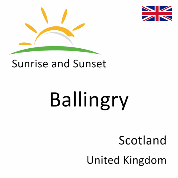 Sunrise and sunset times for Ballingry, Scotland, United Kingdom