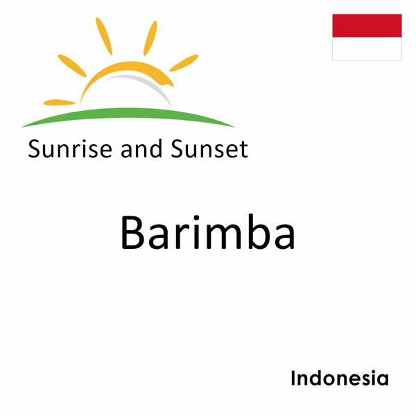 Sunrise and sunset times for Barimba, Indonesia