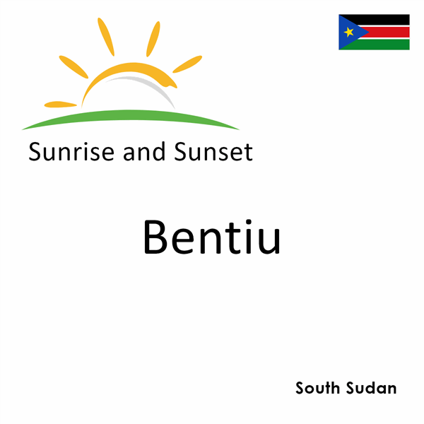 Sunrise and sunset times for Bentiu, South Sudan