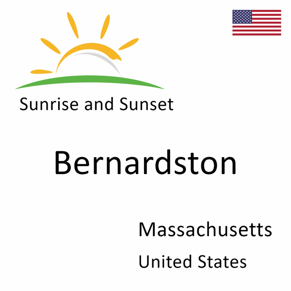 Sunrise and sunset times for Bernardston, Massachusetts, United States