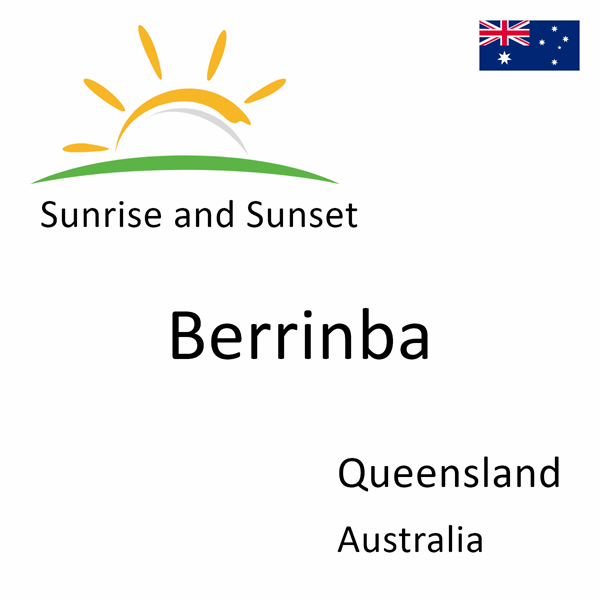 Sunrise and sunset times for Berrinba, Queensland, Australia