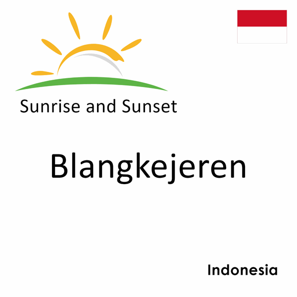 Sunrise and sunset times for Blangkejeren, Indonesia