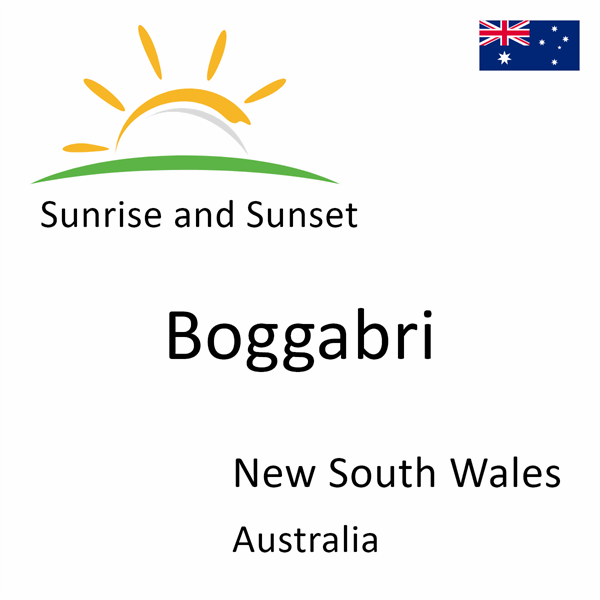 Sunrise and sunset times for Boggabri, New South Wales, Australia