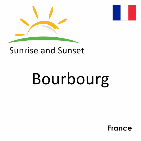 Sunrise and sunset times for Bourbourg, France