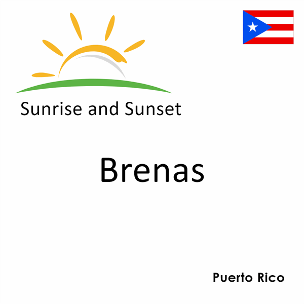 Sunrise and sunset times for Brenas, Puerto Rico