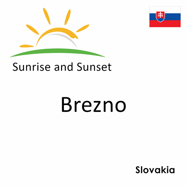 Sunrise and sunset times for Brezno, Slovakia