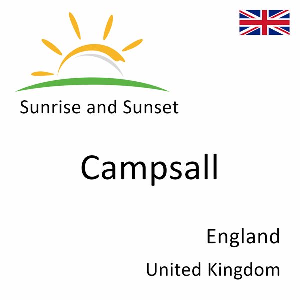 Sunrise and sunset times for Campsall, England, United Kingdom