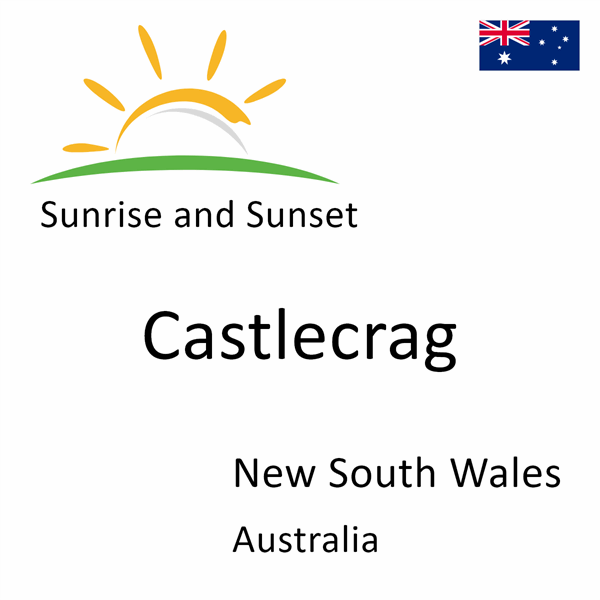 Sunrise and sunset times for Castlecrag, New South Wales, Australia