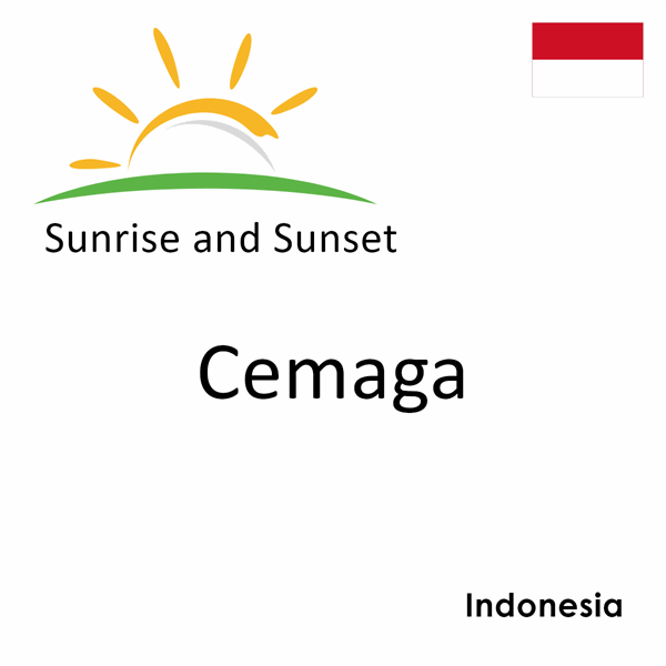 Sunrise and sunset times for Cemaga, Indonesia