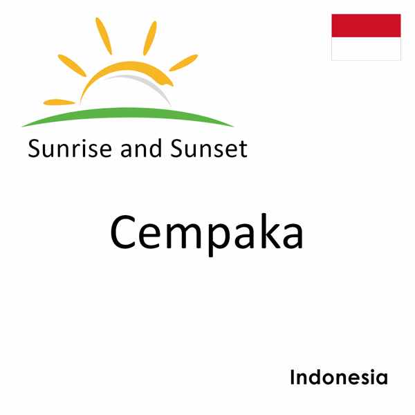 Sunrise and sunset times for Cempaka, Indonesia