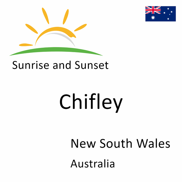 Sunrise and sunset times for Chifley, New South Wales, Australia