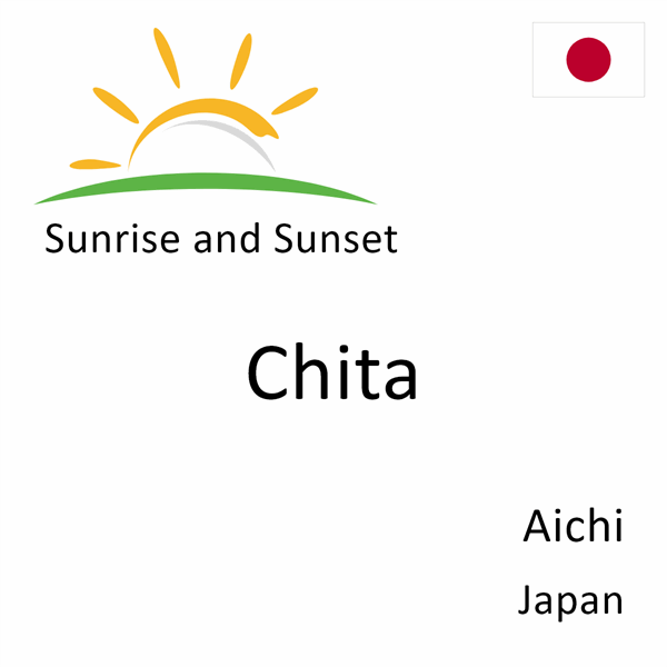 Sunrise and sunset times for Chita, Aichi, Japan