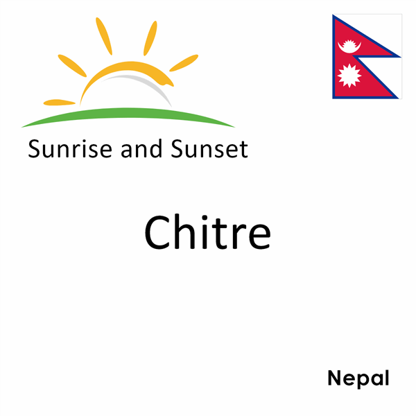 Sunrise and sunset times for Chitre, Nepal