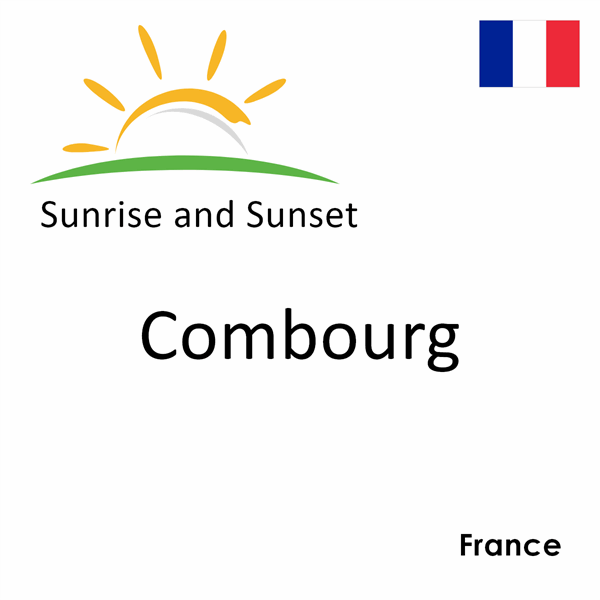 Sunrise and sunset times for Combourg, France