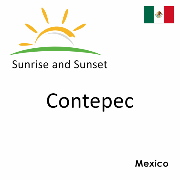 Sunrise and sunset times for Contepec, Mexico