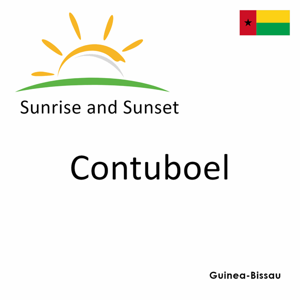 Sunrise and sunset times for Contuboel, Guinea-Bissau